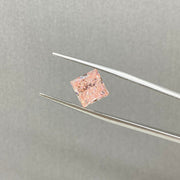 IGI Certified Princess Cut 3 Ct Fancy Pink Lab Diamond VS2 Clarity - LGG Jewelry